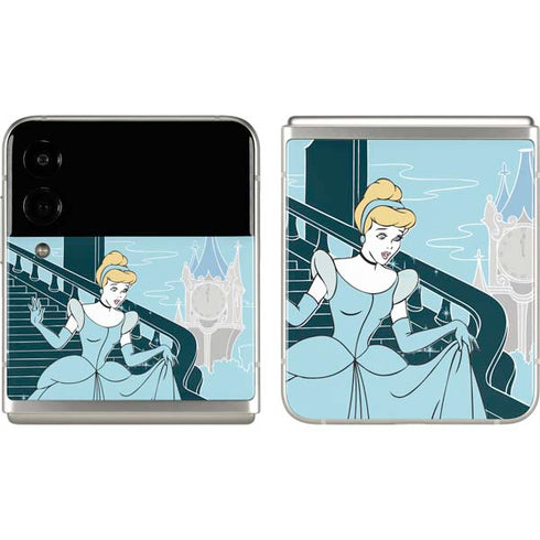 Disney Cinderella Stroke of Midnight Galaxy Z Flip3 5G Skin
